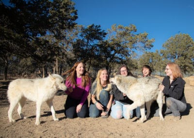 Left to right: Lyca, Shaina, Brittany, Quinn, Megan, Vic, and Molly.